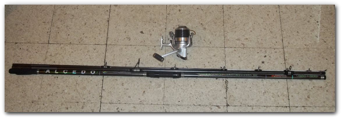 Alcedo Green Line Mediterranea 4.5m  action 80-200g 3ps,  ryobi proskyer nose power € 150